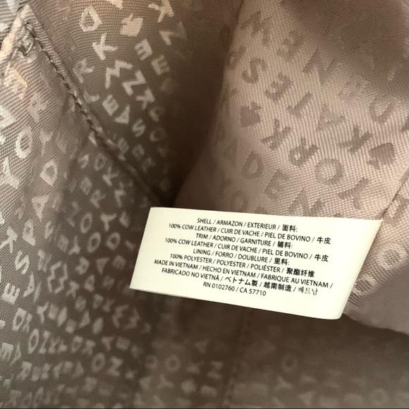 Kate Spade · Victoria Falls Madeline Ostrich Embossed Satchel Stone Taupe Bag - Picture 12 of 17